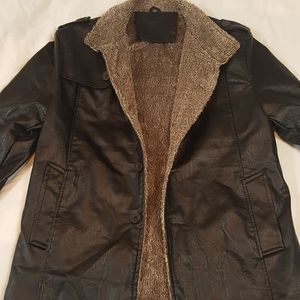 Faux leather jacket